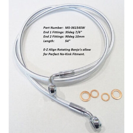 Taverner Motorsports - SC2 EZ Brake Line; FR 54"x35x7/16" - MS-36154SW