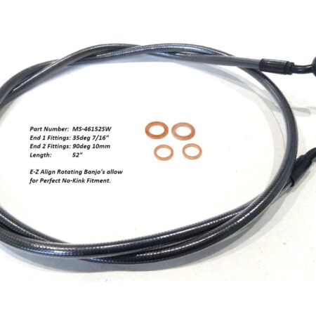 Taverner Motorsports - BP EZ Brake Line; FR 52"x35dx7/16" - MS-46152SW