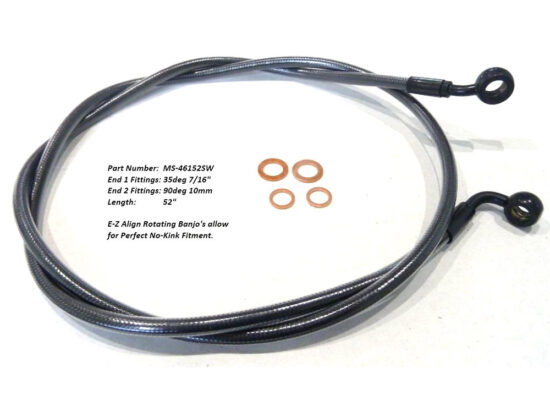 Taverner Motorsports - BP EZ Brake Line; FR 52"x35dx7/16" - MS-46152SW