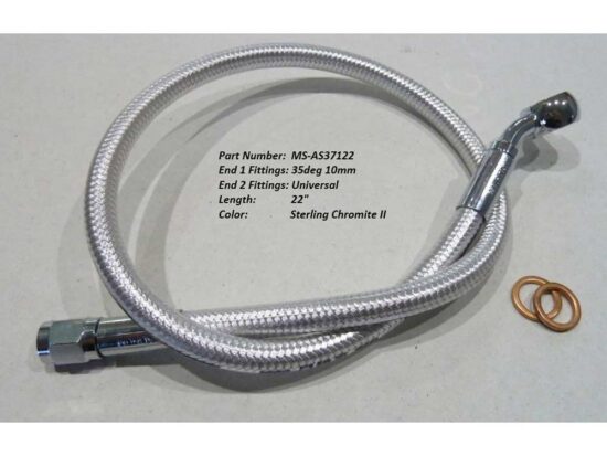 Taverner Motorsports - SC2 Top Brake Line; 22"x35dx10mm - MS-AS37122