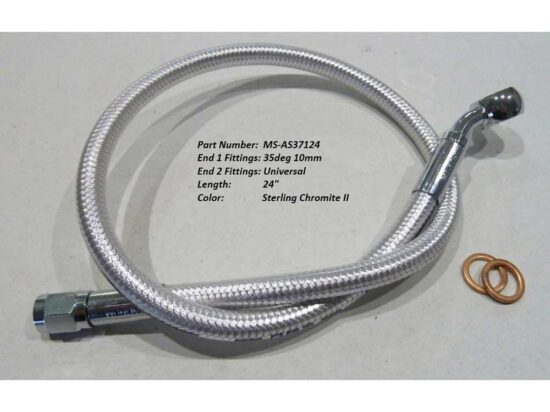 Taverner Motorsports - SC2 Top Brake Line; 24"x35dx10mm - MS-AS37124