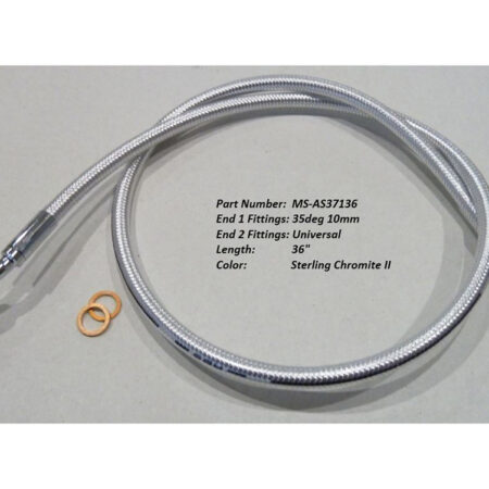 Taverner Motorsports - SC2 Top Brake Line; 36"x35dx10mm - MS-AS37136