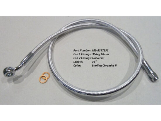 Taverner Motorsports - SC2 Top Brake Line; 36"x35dx10mm - MS-AS37136