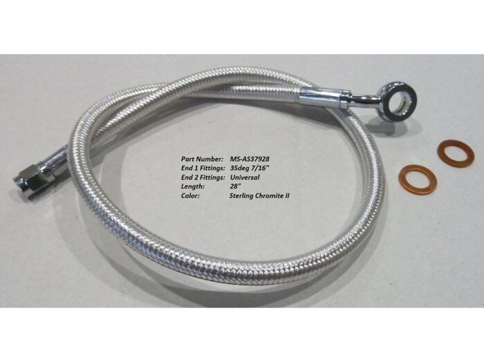Taverner Motorsports - SC2 Top Brake Line; 28"x35dx7/16" - MS-AS37928