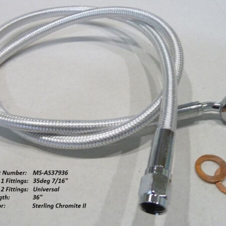 Taverner Motorsports - SC2 Top Brake Line; 36"x35dx7/16" - MS-AS37936