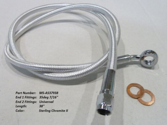 Taverner Motorsports - SC2 Top Brake Line; 38"x35dx7/16" - MS-AS37938