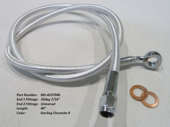 Taverner Motorsports - SC2 Top Brake Line; 40"x35dx7/16" - MS-AS37940