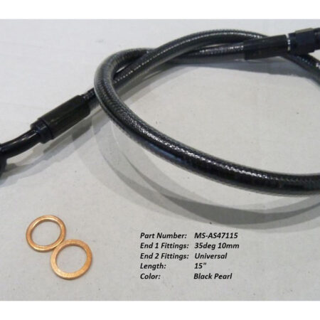 Taverner Motorsports - BP Top Brake Line; 15"x35dx10mm - MS-AS47115