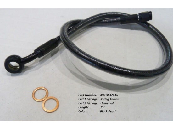 Taverner Motorsports - BP Top Brake Line; 15"x35dx10mm - MS-AS47115