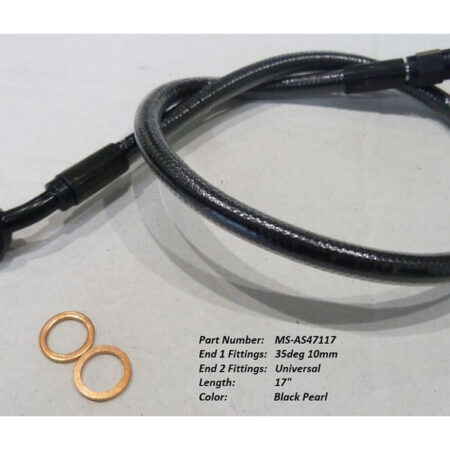 Taverner Motorsports - BP Top Brake Line; 17"x35dx10mm - MS-AS47117