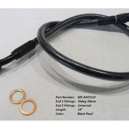 Taverner Motorsports - BP Top Brake Line; 19"x35dx10mm - MS-AS47119