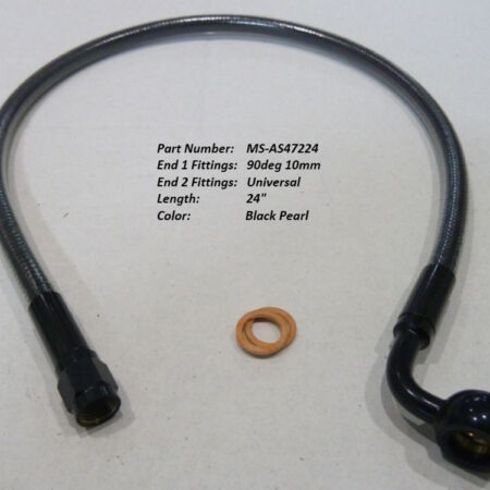 Taverner Motorsports - BP Top Brake Line; 24"x90dx10mm - MS-AS47224