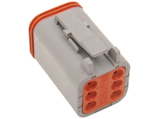 Taverner Motorsports - Deutsch Plug; 6-Wire Grey - NMZ-DP-6G