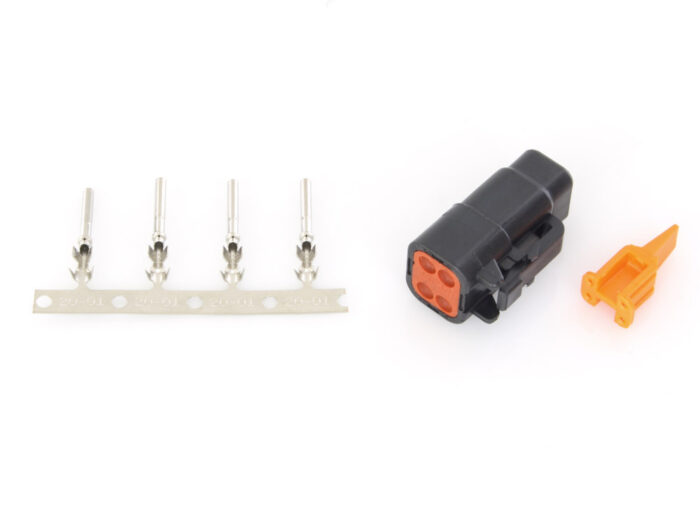 Taverner Motorsports - Deutsch DTM 4-Position Black Plug - NMZ-MDP-4B