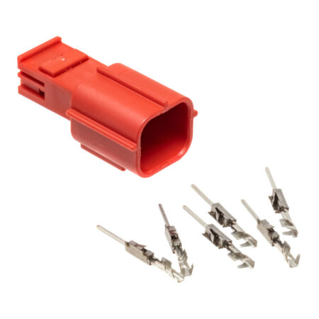 Taverner Motorsports - 6-Position Male (red) Connector