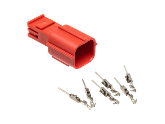 Taverner Motorsports - 6-Position Male (red) Connector