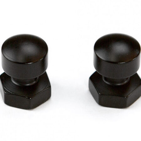 Taverner Motorsports - Seat Mnt Nuts; 1/4-20 Blk (pair) - SAD-11819BB