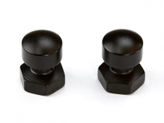 Taverner Motorsports - Seat Mnt Nuts; 1/4-20 Blk (pair) - SAD-11819BB