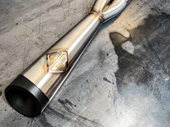 Taverner Motorsports - Exhaust; FXD'99-05 2:1 Cutback - SPC-6-002