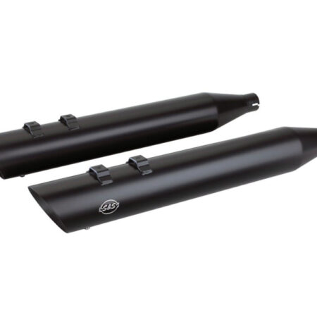 Taverner Motorsports - Mufflers; FLH'17up 4" Blk Slash - SS550-0696