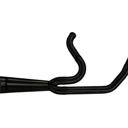 Taverner Motorsports - Exhaust; FLH'09-16 Shorty 2:1 - TBR-005-4950199-BLK