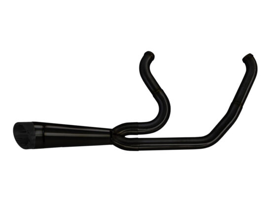 Taverner Motorsports - Exhaust; FLH'09-16 Shorty 2:1 - TBR-005-4950199-BLK