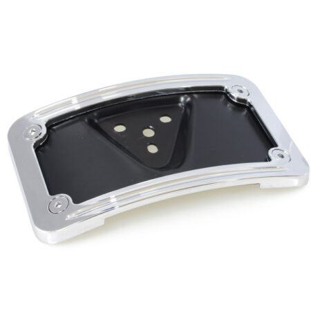 Taverner Motorsports - N/Plate Frame; Laydown Curved w/Mnt - BAI-P28-6807