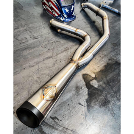 Taverner Motorsports - Exhaust; FLH'95-16 2:1 Cutback - SPC-4-002