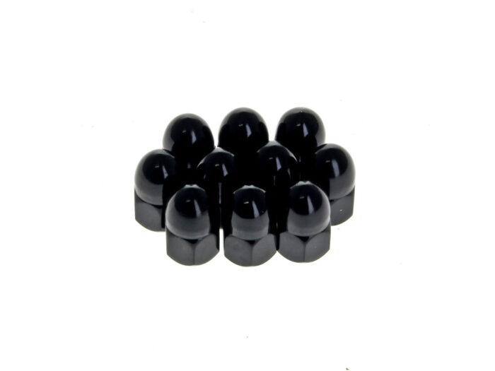 Taverner Motorsports - Nut; Acorn unf 3/8-24 Blk - BAI-03-0122BF