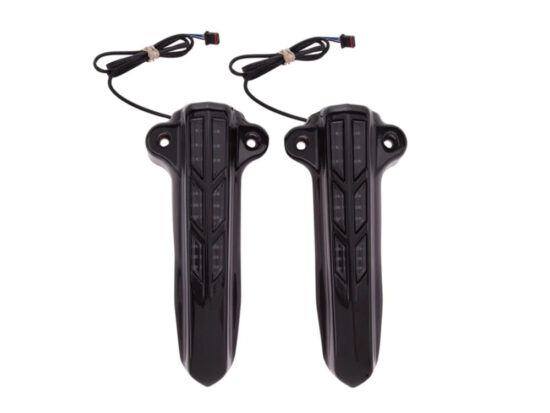 Taverner Motorsports - Fork Leg Cvrs; LED Forkini FLH'14up - CIR-43003