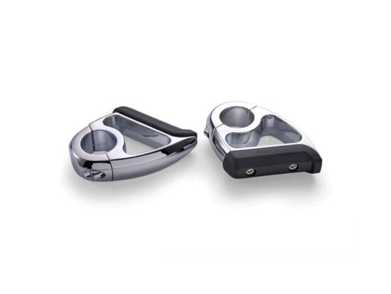 Taverner Motorsports - Toe Rest Cruise Pegs; Chr