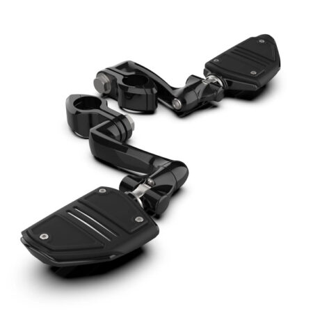 Taverner Motorsports - Footpegs; H/Way Twin Rail Blk - CIR-60525