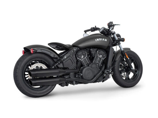 Taverner Motorsports - Mufflers; Indian Scout'15-24 4" Blk - FPE-IN00357