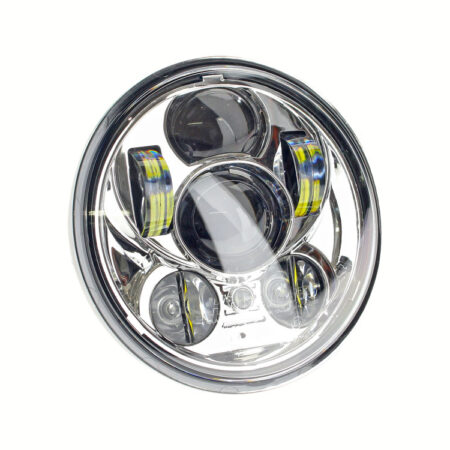 Taverner Motorsports - H/Light; 5-3/4" w/Parker 50w LED - HOG-4057CAIN-CHR