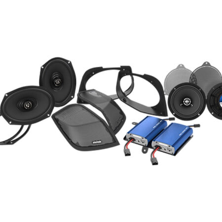 Taverner Motorsports - 4 Speaker Retro Kit; FLHX'14-23 & - HT-RETRO-450-4