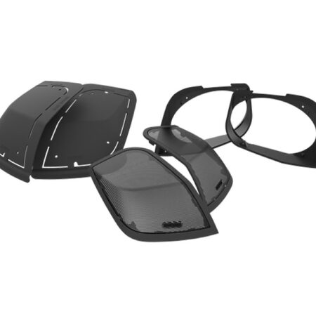 Taverner Motorsports - Saddlebag Lids; Retro Install Kit - HT-RETRO-LID-RM