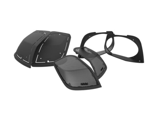 Taverner Motorsports - Saddlebag Lids; Retro Install Kit - HT-RETRO-LID-RM