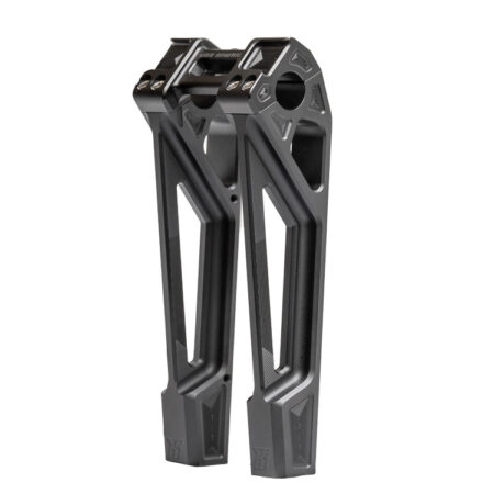 Taverner Motorsports - Risers; Fastback 10" Straight Blk - KM-K55127