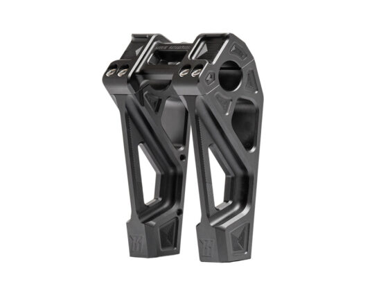 Taverner Motorsports - Risers; Fastback 6" Straight Blk - KM-K55129