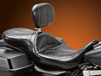 Taverner Motorsports - Seat; FLH'08-24 Maverick w/Backrest - LP-LK-957BR