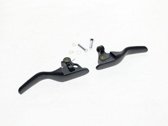 Taverner Motorsports - Levers; Short Blk FLH'21-24 w/Cable - BAI-H07-0730SMB