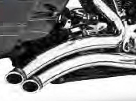 Taverner Motorsports - Exhaust; FLH'95-16 Sharp Curve Chr - FPE-HD00430