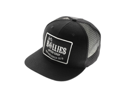 Taverner Motorsports - Cap; Rollies Hot Wheels Blk w/Blk - RSSD-CAP3