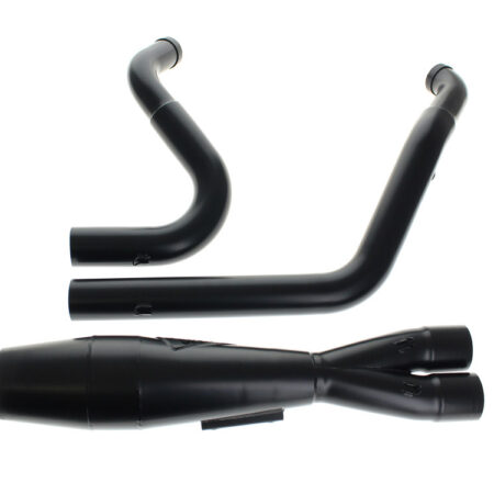 Taverner Motorsports - Exhaust; FLH'17up 2:1 Shorty Cannon - SAW-930-01088