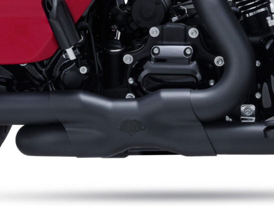 Taverner Motorsports - Headers; FLH'17up Power Duals Blk - VH-46371