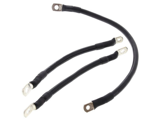 Taverner Motorsports - Battery Cables; FXD'91-03 Blk - ABR-79-3005-1