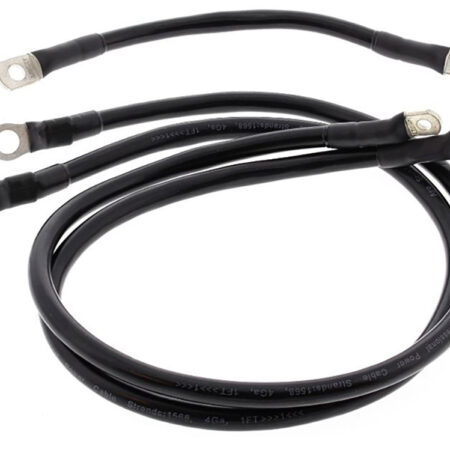 Taverner Motorsports - Battery Cables; FLH'80-88 Blk - ABR-79-3007-1