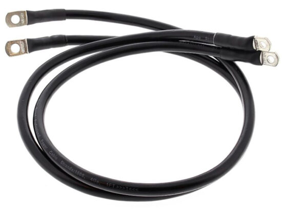 Taverner Motorsports - Battery Cables; FLH'89-92 Blk - ABR-79-3008-1