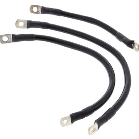 Taverner Motorsports - Battery Cables; FLH'93-08 Blk - ABR-79-3009-1