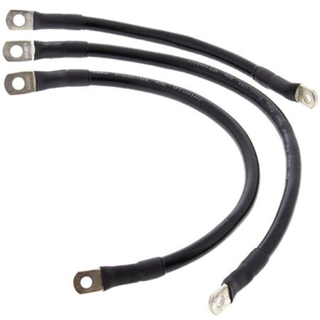 Taverner Motorsports - Battery Cables; FXD'04-09 Blk - ABR-79-3013-1